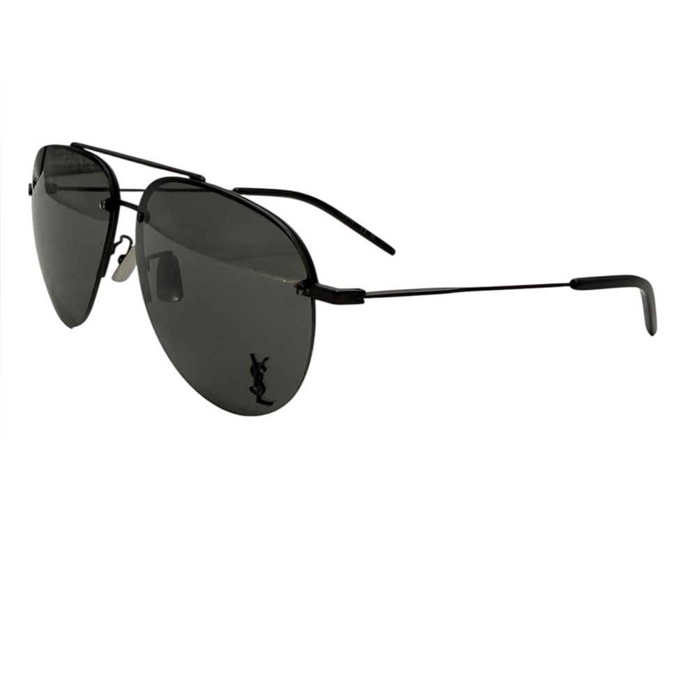 YSL Saint Laurent Classic 11/F M 005 6313 145 semi half rim aviator sunglasses